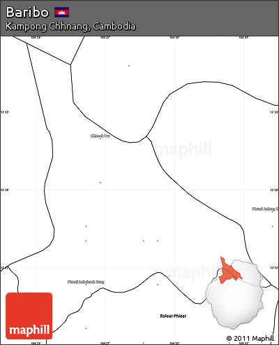 Blank Simple Map of Baribo