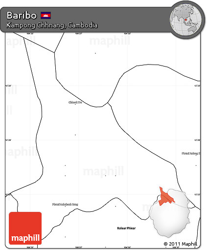 Blank Simple Map of Baribo