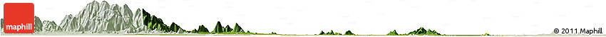 Satellite Horizon Map of Kampong Chhnang, lighten