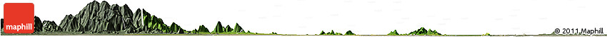Satellite Horizon Map of Kampong Chhnang, semi-desaturated