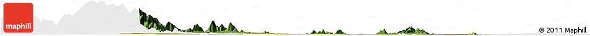 Satellite Horizon Map of Kampong Chhnang, single color outside