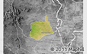 Satellite Map of Samaki Meanchey, desaturated
