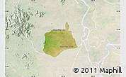 Satellite Map of Samaki Meanchey, lighten