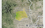 Satellite Map of Samaki Meanchey, semi-desaturated