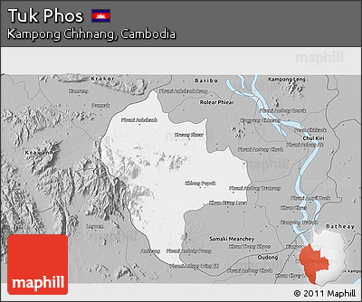 Gray 3D Map of Tuk Phos