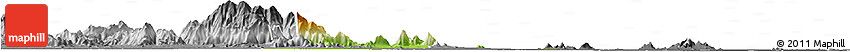 Physical Horizon Map of Tuk Phos, desaturated