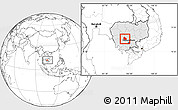 Blank Location Map of Tuk Phos, highlighted country, within the entire country