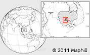 Blank Location Map of Tuk Phos, highlighted country, highlighted parent region