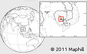 Blank Location Map of Tuk Phos, highlighted parent region, within the entire country