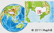 Physical Location Map of Tuk Phos, highlighted country, highlighted parent region