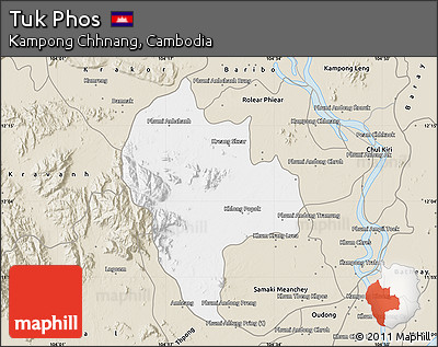 Classic Style Map of Tuk Phos
