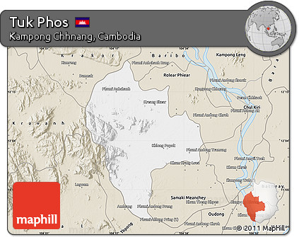 Classic Style Map of Tuk Phos