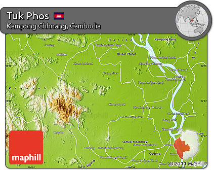 Physical Map of Tuk Phos