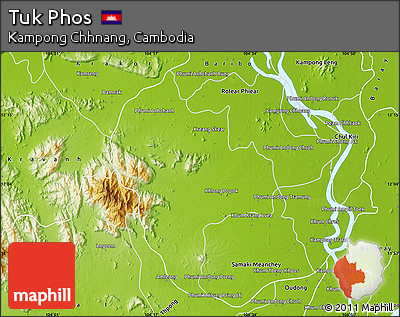 Physical Map of Tuk Phos