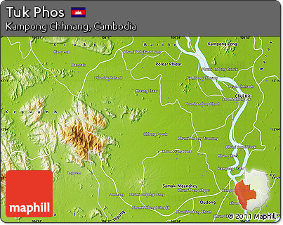 Physical Map of Tuk Phos