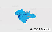Political Panoramic Map of Tuk Phos, cropped outside