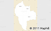 Classic Style Simple Map of Tuk Phos, single color outside