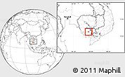Blank Location Map of Baset, within the entire country