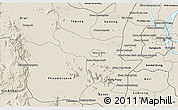 Shaded Relief 3D Map of Samrong Tong