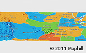 Political Panoramic Map of Samrong Tong