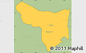 Savanna Style Simple Map of Samrong Tong, cropped outside
