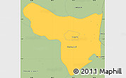 Savanna Style Simple Map of Samrong Tong