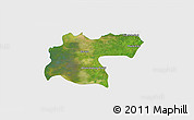Satellite 3D Map of Baray, single color outside
