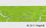 Physical Panoramic Map of Baray