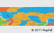 Political Panoramic Map of Baray