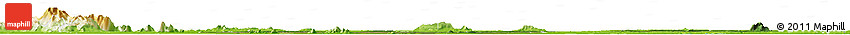 Satellite Horizon Map of Kampong Thom, physical outside