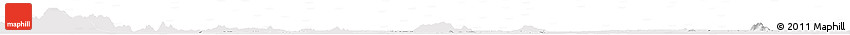 Silver Style Horizon Map of Kampong Thom, single color outside