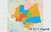 Political Map of Kampong Thom, lighten