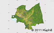 Satellite Map of Kampong Thom, cropped outside