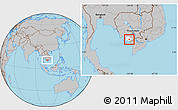 Gray Location Map of Dang Tung, highlighted parent region
