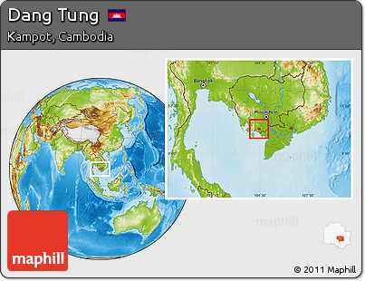 Physical Location Map of Dang Tung