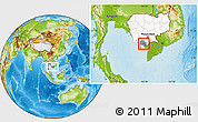 Physical Location Map of Dang Tung, highlighted country, highlighted parent region