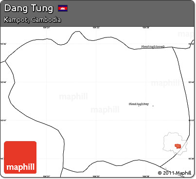 Blank Simple Map of Dang Tung
