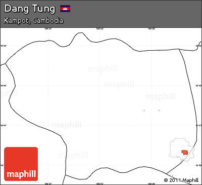 Blank Simple Map of Dang Tung, no labels