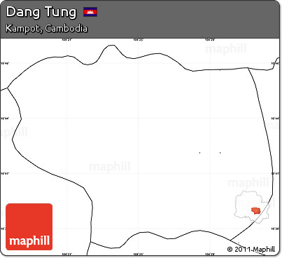 Blank Simple Map of Dang Tung, no labels