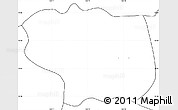 Blank Simple Map of Dang Tung, no labels