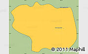 Savanna Style Simple Map of Dang Tung, cropped outside