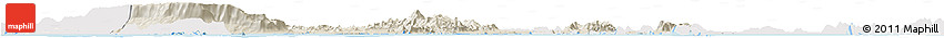 Shaded Relief Horizon Map of Kampot, single color outside Shaded Relief Horizon Map of Kampot, single color outside