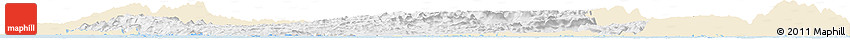 Classic Style Horizon Map of Koh Kong, single color outside