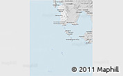 Silver Style 3D Map of Kiri Sakor