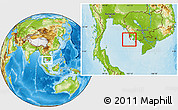 Physical Location Map of Kiri Sakor