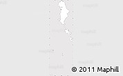 Silver Style Simple Map of Kiri Sakor, cropped outside