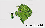 Satellite 3D Map of Koh Kong (DC), cropped outside