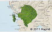 Satellite 3D Map of Koh Kong (DC), shaded relief outside