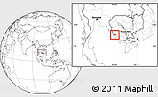 Blank Location Map of Koh Kong (DC)