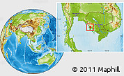 Physical Location Map of Koh Kong (DC)